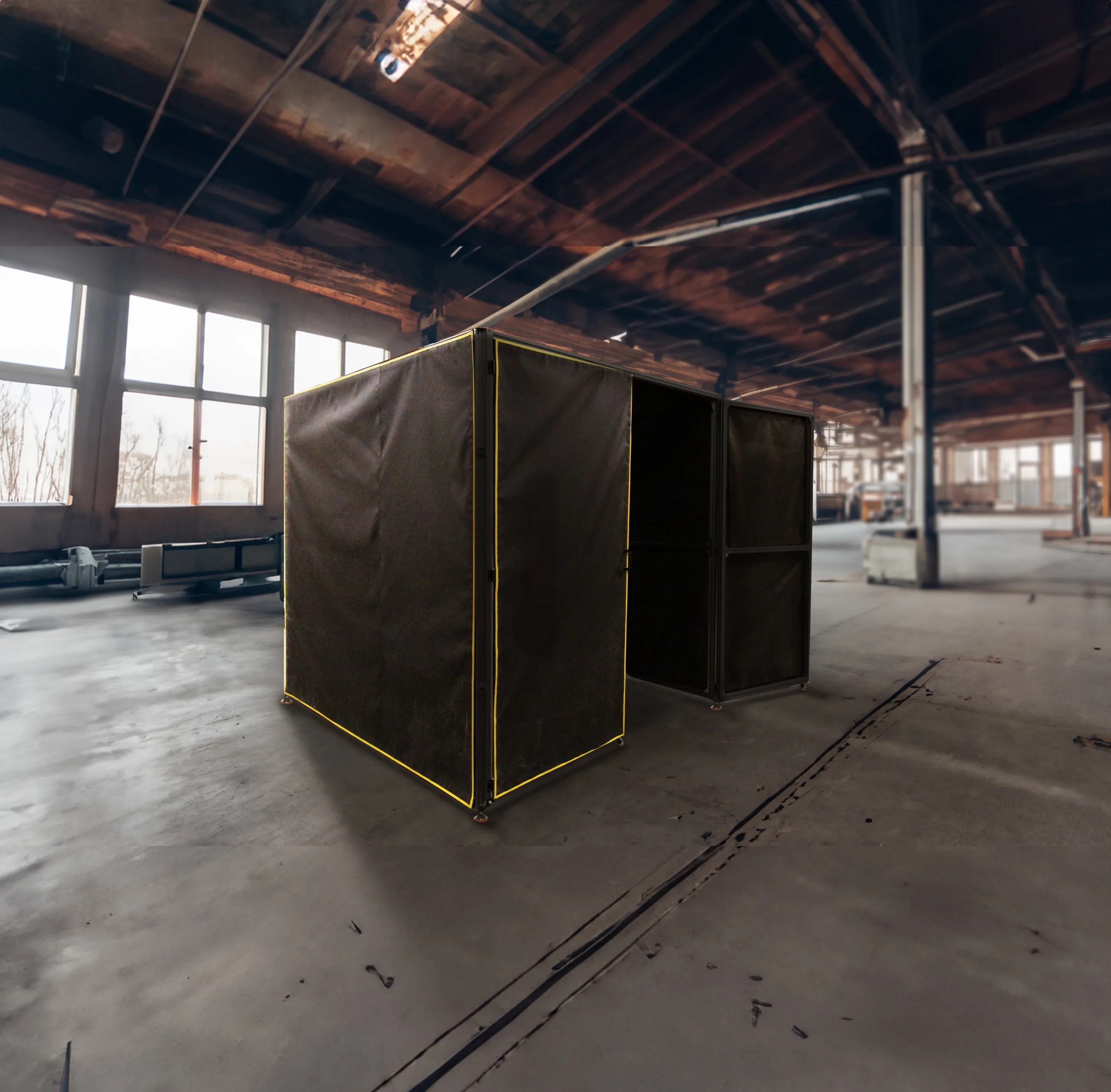Laser welding enclosure
