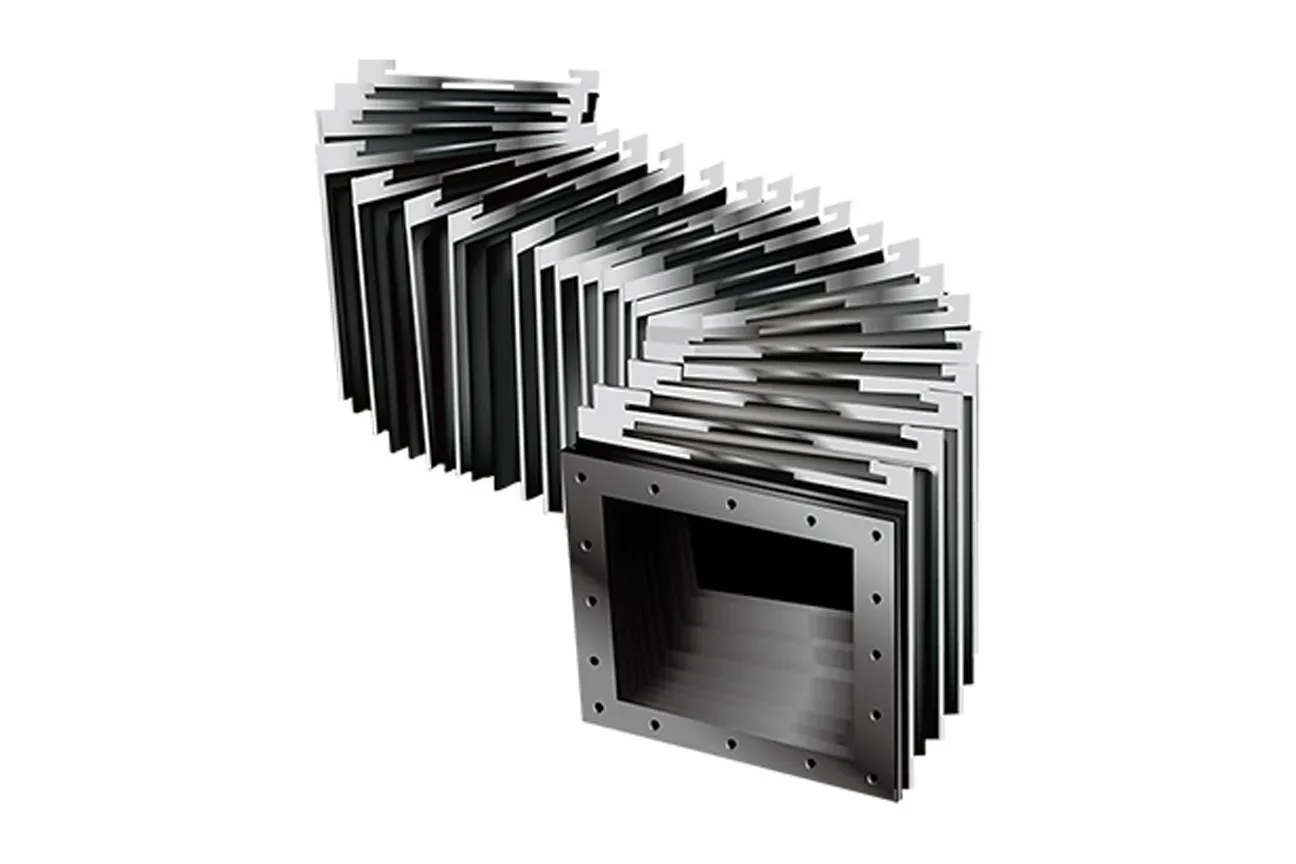 Square or rectangular bellows